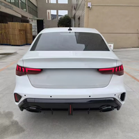 Difusores Traseros de Parachoques de Alta Calidad Nuevos RS3 2021-2024 para Audi A3 S3 8Y Sedán Clip-on para Reequipamiento/Mejora