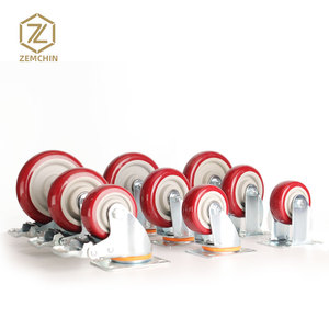 3 "3 इंच के pकठोर शीर्ष प्लेट कैस्टर ट्रॉली वर्कबेंच व्हील निर्माता के लिए भारी-शुल्क कैस्टर व्हील निर्माता के लिए - Product Image 3