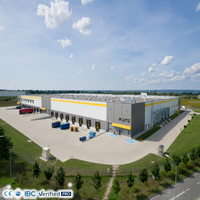 Bâtiment industriel préfabriqué en métal, entrepôt à plusieurs travées, atelier à ossature métallique, usines de grande envergure conçues sur mesure