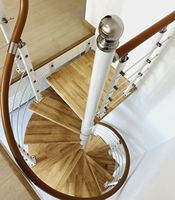 Code du bâtiment VIKO: Escalier en colimaçon intérieur et extérieur de style minimaliste à faible encombrement