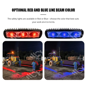 Nueva Luz de Advertencia de Seguridad Digital Inalámbrica para Montacargas, LED de <span class=keywords><strong>7</strong></span>'', Impermeable IP67, Visión Nocturna, 3 Piezas, Lámpara de Delimitación de Zona de Operación - Product Image 4