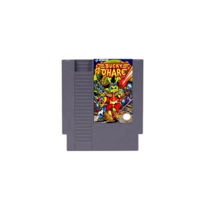 Jeu classique <span class=keywords><strong>Bucky</strong></span> O'Hare nouvelle carte de jeu vidéo 8 bits Supered 72 broches pour console rétro USA Version anglaise en plastique - Product Image 1