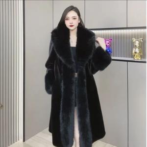 2024 New Winter Warm Integrated <strong>Mink</strong> <strong>Coat</strong> Women Marten Hair Luxury Fur Women Faux <strong>Mink</strong> Fur Long <strong>Coat</strong> Plus Size <strong>Coat</strong> - Product Image 3