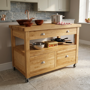 Woodyoulike Birch Solid <b>Wood</b> Modern Waterproof Durable Drawer Design Kitchen Sink Organizer <b>Rack</b> Shelf <b>Storage</b> Cabinet - Product Image 4