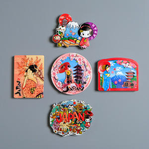 Imán de Refrigerador Personalizado al por Mayor, Recuerdo de Japón, Regalos Promocionales, Imán de Refrigerador de Resina de Lujo con Diseño de Abanico Japonés en 3D - Product Image 4