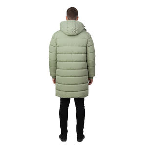 Chaqueta Bomber de Invierno con Capucha para Hombre, de Lona Teñida Lisa, Impermeable, Transpirable, Ecológica, Ligera, Cálida, Protección Durante Todo el Día - Product Image 2