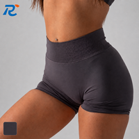 Shorts de sport sans couture pour femme avec logo personnalisé, effet push-up, pour yoga, gym et fitness