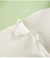 Cahier à couverture rigide en tissu Jacquard doré A5 créatif Logo personnalisable Bloc-notes à fleurs pour élèves de l'école Cadeau de papeterie