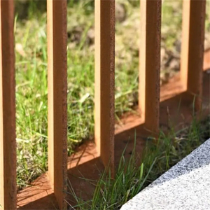 Clôture moderne en acier corten de style haut de gamme, écologique, durable, amovible, barrière de sécurité pour piscine, enclos pour bétail - Product Image 4