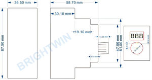 दीन रेल परिशुद्धता 0-5v 0-10v सिग्नल जनरेटर प्रोग्रामेबल वोल्टेज सिग्नल कंट्रोलर मॉड्यूल डिस्प्ले मीटर - Product Image 4