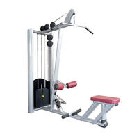 Máquina de gimnasio ST-4054 Loader Fitness con soporte de acero para mancuernas, equipo de selección de carga por pin, Lat Pull Down y Seat Row