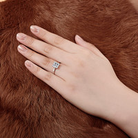 Classique 925 Sterling Silver 2.25CT Cubic Zirconia ring Solitaire Bague De Fiançailles De Mariage Pour Les Femmes Mariée Fiancée Proposition