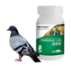 Tabletas <span class=keywords><strong>VICTORY</strong></span> Ge Jin Hu Shuang con Extracto de Plantas para la Salud Respiratoria de las Palomas de Competición - Ecológicas y Altamente Proteicas - Product Image 6