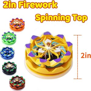 <span class=keywords><strong>Toupie</strong></span> Gyroscope Lumineuse Portative Effet Feux d'Artifice, Jouet Anti-stress Fidget Spinner, Gyroscope de Doigt - Product Image 4