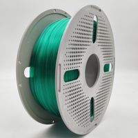 Filament d'imprimante 3D PETG transparent couleur vive, largement utilisé pour les cadeaux personnalisés, les œuvres d'art et les pièces de décoration personnalisées