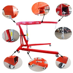 Grue de chantier hydraulique pliable de 3 tonnes (6 000 lb) pour levage et chargement, grue de magasin pour moteurs lourds - Product Image 2