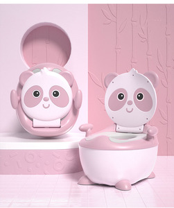 Silla de baño de entrenamiento para inodoro pequeño de Panda para niños, urinario para niños, fácil limpieza de viaje, silla de entrenamiento para inodoro de bebé - Product Image 6