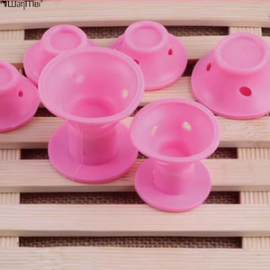 Wanmei Mushroom Bell <strong>Curler</strong> Silicone Bangs <strong>Curler</strong> Korean Big Wave Lazy <strong>Curler</strong> 10 Sets [five Big and Five Small] - Product Image 1