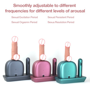 Nuevo estilo Dildo <span class=keywords><strong>Machine</strong></span> Ajuste de velocidad variable Modos de empuje vibratorio Juguetes anales para pareja - Product Image 5