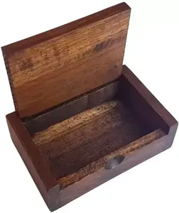 定制小便宜复古木质储物组织者乡村木质珠宝饰品盒