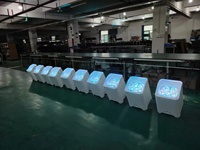 RGBWA + UV inalámbrico DMX con pilas 6x18W LED Par Can Spotlight luces con cabezal móvil para fiestas de boda seco blanco cálido blanco