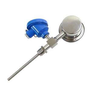 หม้อไอน้ำอุตสาหกรรมสแตนเลสทนการกัดกร่อน พร้อมเทอร์โมมิเตอร์ไบเมทัลลิกส์ส่งสัญญาณระยะไกล 4-20mA - Product Image 5