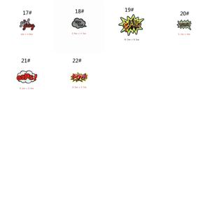 แพทช์ปักตัวอักษรหลากหลายแบบสำหรับตกแต่ง ขายส่ง - Product Image 3