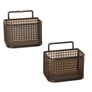 Office Organizer <b>Storage</b> <b>Basket</b> <b>Rectangle</b> Standing Type No Installation Required Desktop Drawer Organizer Cream Color One Large - Product Image 5