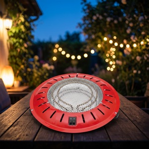Chauffage électrique mural rouge 500W à élément chauffant PTC, chauffe rapidement, usage domestique - Product Image 3