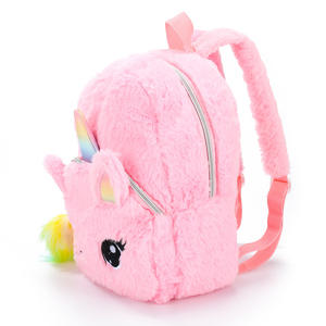Ransel mewah Unicorn dengan bordir mata besar katun PP fitur penghilang stres untuk anak perempuan TK dan Sekolah - Product Image 4