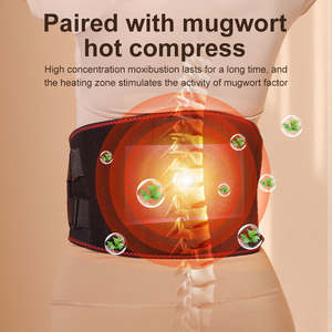 Venda quente Cintura Suporte Lombar Brace Red Light Aquecimento Vibração Abdominal <span class=keywords><strong>Massager</strong></span> Lower <span class=keywords><strong>Back</strong></span> Massage Belt para Melhorado - Product Image 4