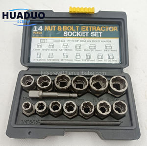 14 шт., промышленный 1/4 "до 3/8", набор для извлечения болтов из углеродистой стали - Product Image 2