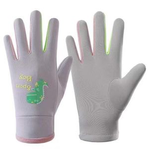 Gants imperméables pour enfants à doigts entiers, motif dessin animé, lumineux, pour sports de plein air, doublés polaire, chauds, pour cyclisme hivernal, coupe-vent, usage quotidien - Product Image 4