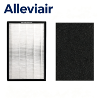 Filtre à air Alleviair FLT5600 (Filtre N) à 3 couches HEPA et charbon actif pour GermGuardian AC5600 AC5600W AC5600WDLX, usage domestique