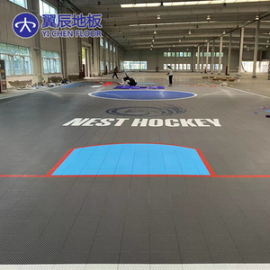 Chất lượng tốt nhất trong nhà ngoài trời <span class=keywords><strong>Inline</strong></span> Hockey tòa PP gạch lát sàn ngoài trời di động con lăn trượt băng sân - Product Image 5