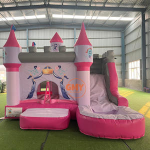 <span class=keywords><strong>Castillo</strong></span> Inflable con Tobogán, Temática de Princesa, para Niñas - Product Image 4