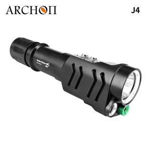 Lampe de plongée ARCHON J4 rechargeable, étanche à 200 m, lumière sous-marine blanche/verte/rouge 3-en-1, 3500 lumens, <span class=keywords><strong>recherche</strong></span> sous-marine - Product Image 4