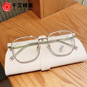 Monturas de Gafas Rectangulares Marca G O5-2081, Montura Completa, Lentes Anti-UV, Unisex, Diseño Irregular, Origen Taizhou - Product Image 2