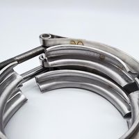 Colliers de serrage en V pour tuyau d'échappement de 3 "avec brides en acier inoxydable SS 304 pour bride Turbo Vband