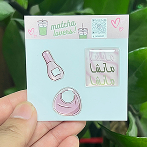 Feuilles d'autocollants 3D gonflés personnalisés à faible MOQ, pack de décalcomanies en vinyle en relief avec logo en époxy pour les boutiques TikTok et les petites entreprises - Product Image 1