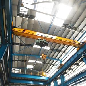 10 tấn điện dầm đơn trên không cần cẩu hạng nặng LD loại cần cẩu với điều khiển PLC cho các xưởng xây dựng Châu Âu - Product Image 3