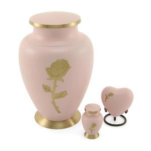 Ariaสีชมพูกุหลาบศพโกศทำจากทองเหลืองศพทองเหลืองโกศ - Product Image 1