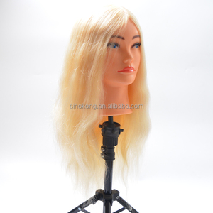 Venta al por mayor de <span class=keywords><strong>pelo</strong></span> indio maniquí cabeza de entrenamiento cabeza de maniquí <span class=keywords><strong>muñeca</strong></span> para Peluqueros - Product Image 6