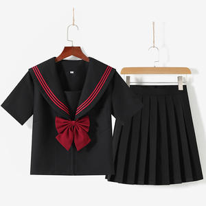 <span class=keywords><strong>Uniforme</strong></span> d'écolière <span class=keywords><strong>Uniforme</strong></span> scolaire japonais marin Uniformes d'étudiants Vêtements pour filles Anime COS Sailor JK Suit - Product Image 1