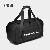 Sac de voyage de loisirs grande capacité avec logo personnalisé, séparation sec/humide, imperméable, en tissu Oxford, sac de sport week-end/gym