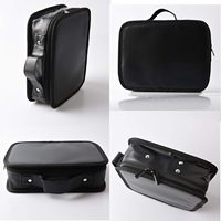 Haute qualité noir tondeuse à cheveux étui barbier sac à outils pour coupe de cheveux fournitures Kit de toilettage tondeuse à barbe petit organisateur stockage