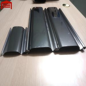 Porte à enroulement automatique en acier coloré, galvanisée, résistante au vent, porte de sécurité à enroulement pour entrepôt, usine industrielle - Product Image 5