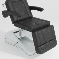 Canapé de beauté noir électrique moderne pour chaises de salon spa table de massage chiropratique pour la traite des cils pour hôtels