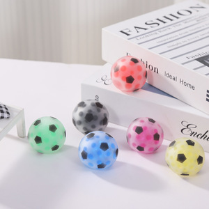 Pelotas Antiestrés de TPR Suave con Diseño de Balón de Fútbol de 4 cm, Pelotas para Aliviar la Presión, Juguetes para Apretar - Product Image 1