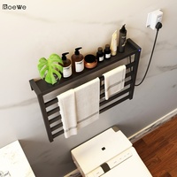 Porte-serviettes électrothermique en acier inoxydable pour salle de bains, support mural pour maison intelligente chauffe-serviettes électrique sèche-serviettes